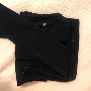 Lululemon, high rise tight navy blue leggings